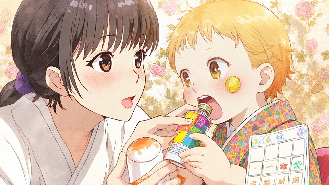 Wie man von flüssigen zu kautabellen oder Tabletten-Medikamenten wechselt - Ein Leitfaden für Eltern